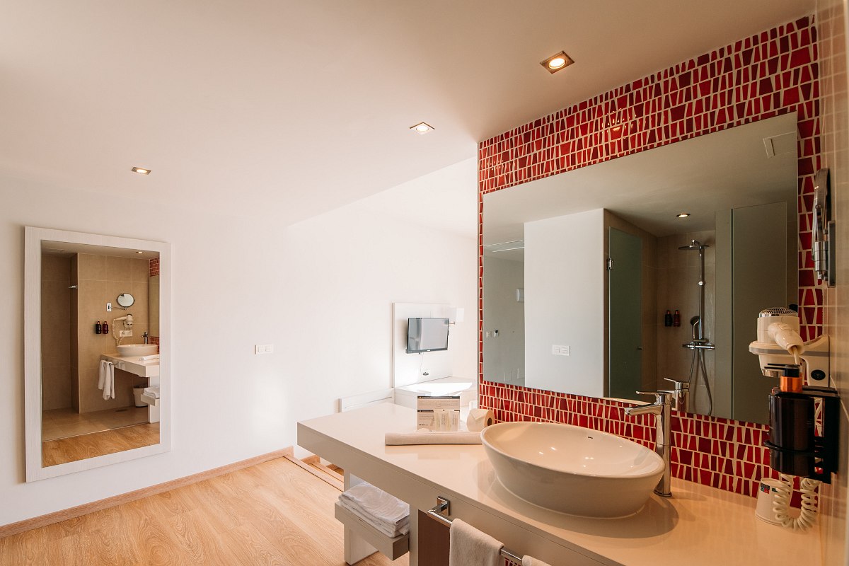 Badezimmer in der Junior Suite Select