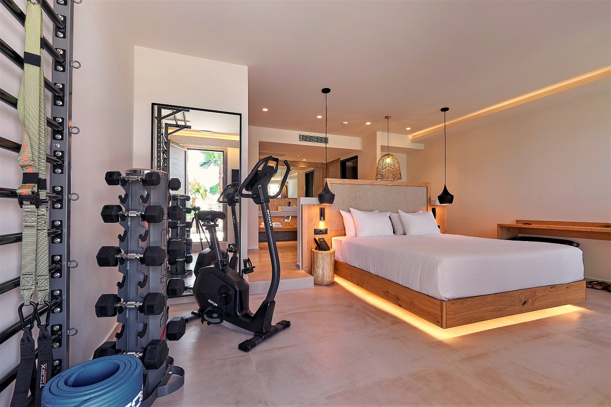 Sentido Fitnesszimmer im Sentido Amounda Bay 