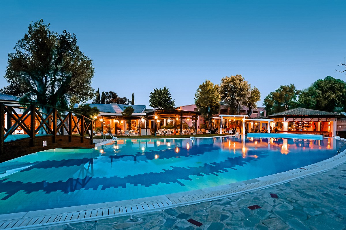 Hotel Sentido Apollo Palace, Korfu, Poollandschaft 