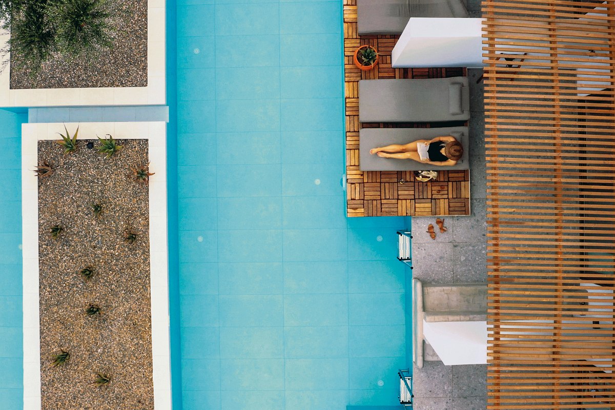 Swim-up Berreich der Juniorsuite im Erdgeschoss des Hotel Sentido Pearl Beach Kos