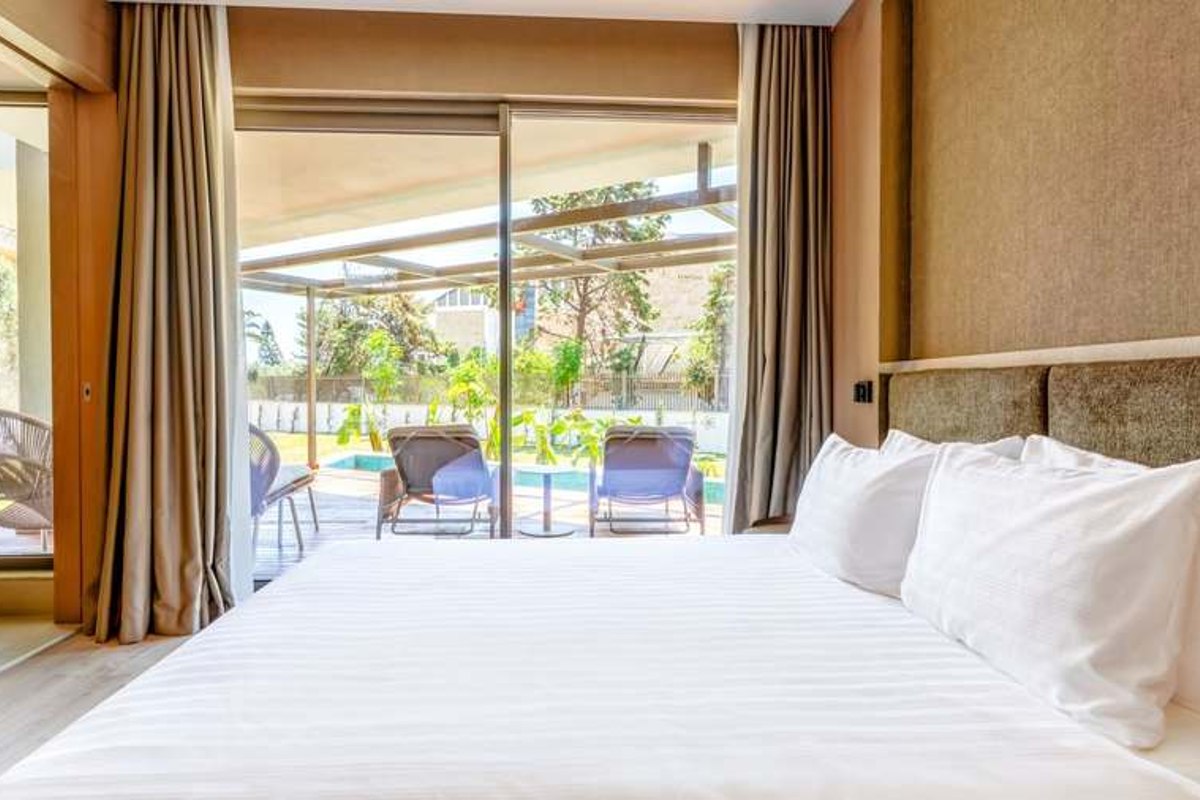 Doppelzimmer Standard Big mit Doppelbett und Terrasse, Beispielbild