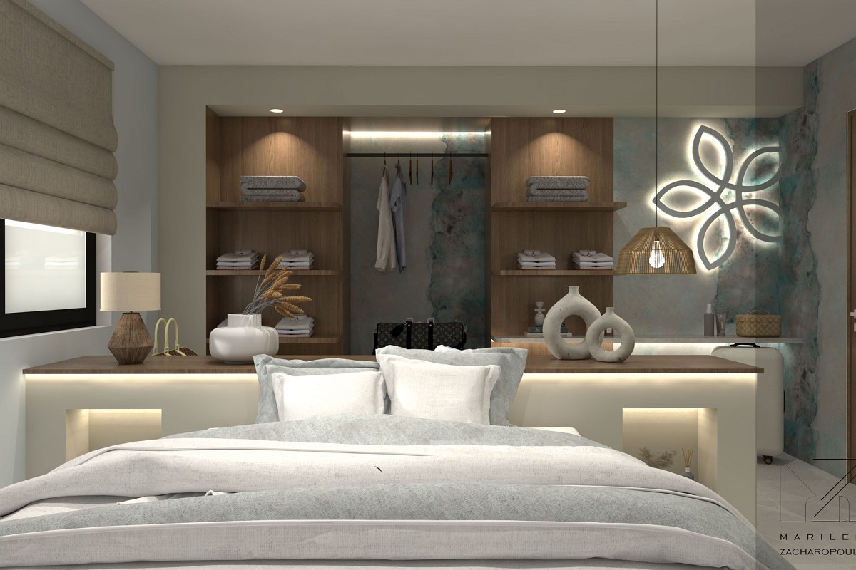Sentido Room with walk-in closet at Sentido Kyknos Beach