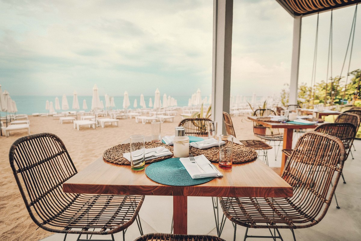 Hotel Sentido Marea, Bulgaria, restaurant with direct beach view