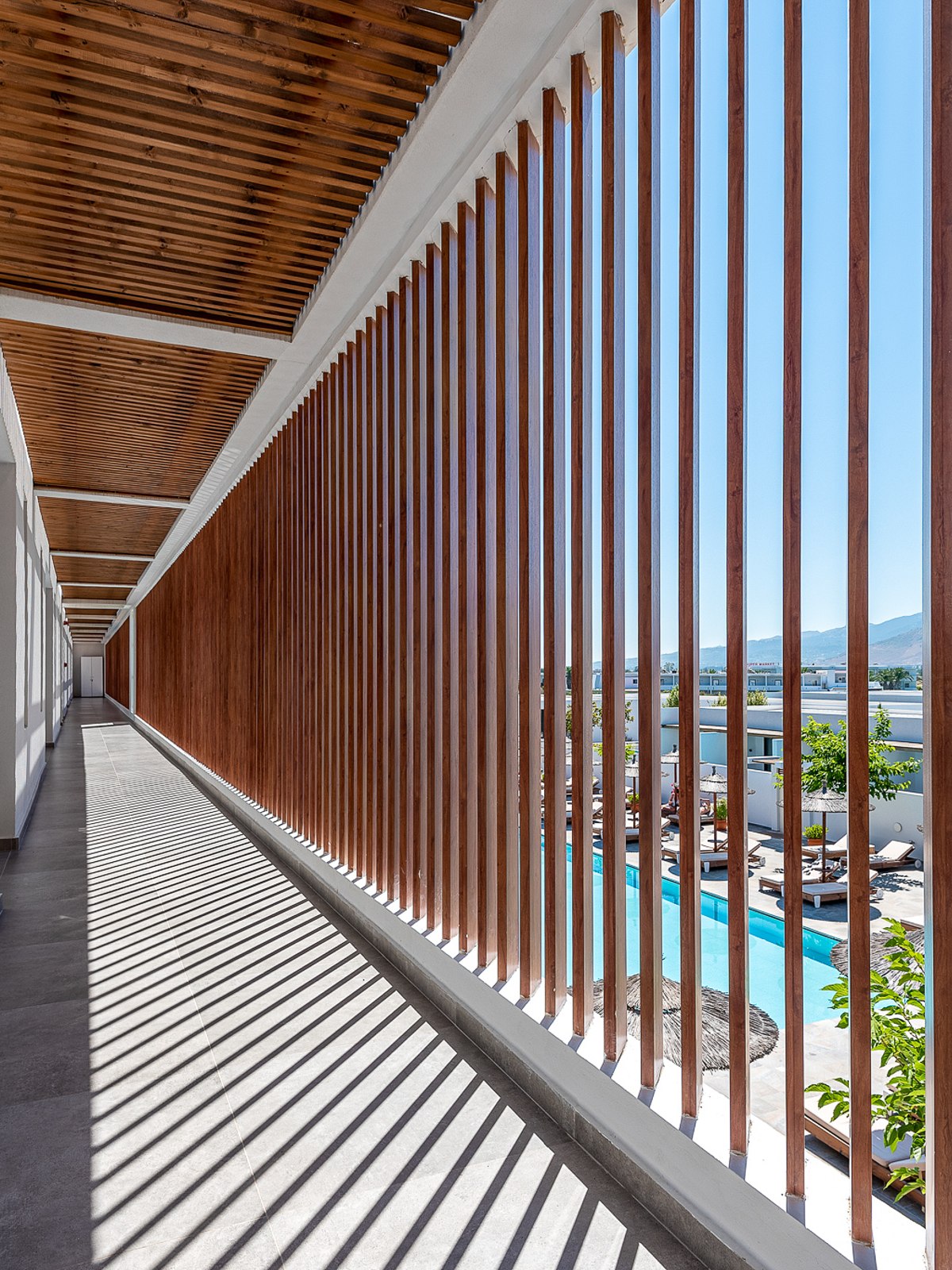 Hotel Sentido Pearl Beach Kos, Greece, corridor to the rooms